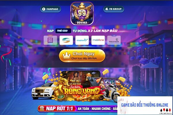 99Vina – Game bài giải trí hàng đầu tại Việt Nam