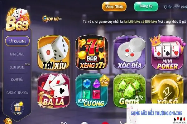 B69 gamebaidoithuongonlinelive