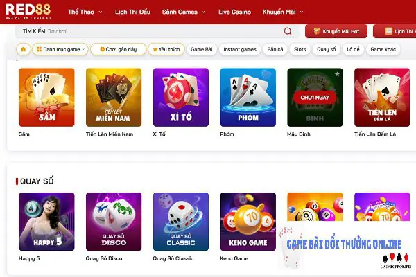 Game bài Red88 gamebaidoithuongonlinelive