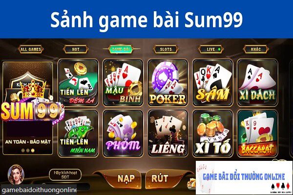 kho game Sum99 gamebaionline