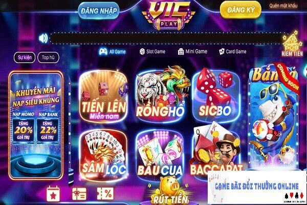 Kho game Vic Playgamebaionline