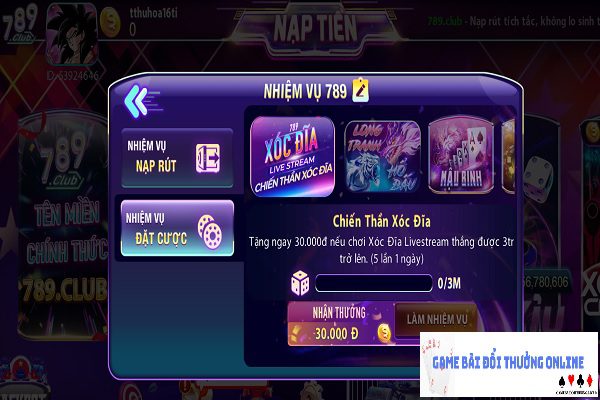 Khuyến mãi 789Club gamebaionline247.com