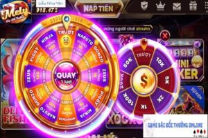 Vòng quay may mắn Mely Club gamebaidoithuongonlinelive