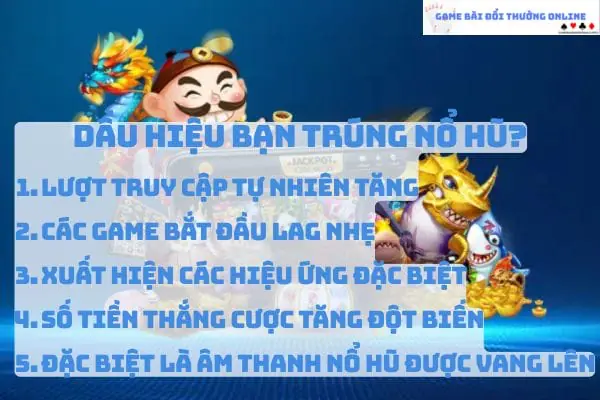 dấu hiệu nổ hũ