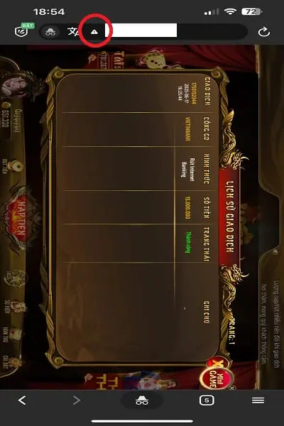 cổng game không sll