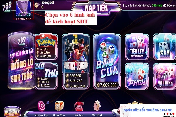 Đăng ký 789Club gamebaionline247.com