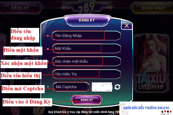 Đăng ký 789Club trên PC gamebaionline247.com3