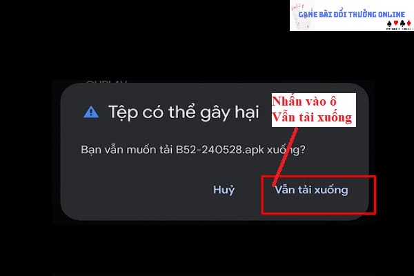 Đăng ký B52 android gamebaionline247.com2