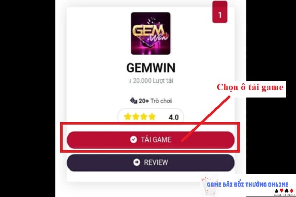 Đăng ký Gemwin android gamebaionline247.com