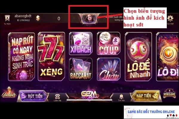 Đăng ký Gemwin iOS gamebaionline247.com