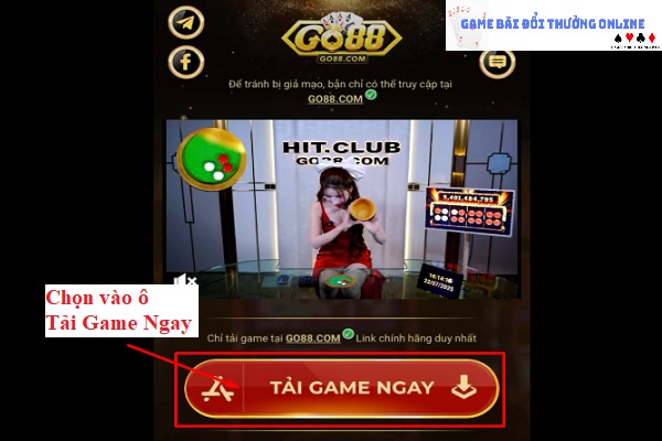 Đăng ký Go88 trên iOS gamebaionline247.com1
