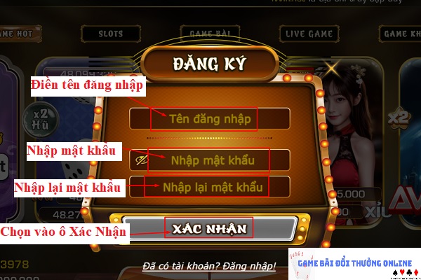 Đăng ký iWin trên PC gamebaionline247.com4