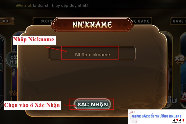 Đăng ký iWin trên PC gamebaionline247.com5