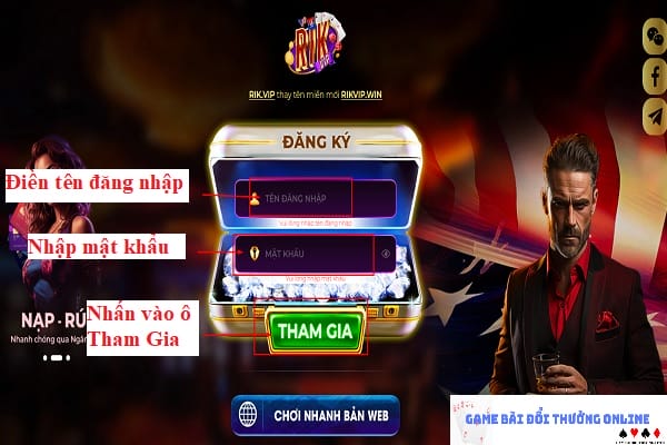 Đăng ký Rikvip PC gamebaionline247.com1