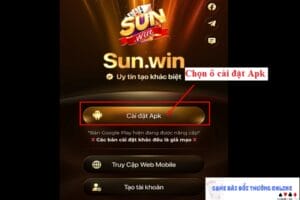 Đăng ký Sunwin android gamebaidoithuongonline.live1