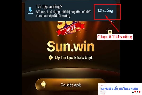 Đăng ký Sunwin android gamebaionline247.com