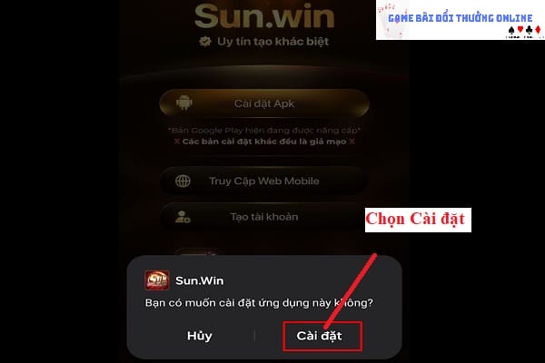 Đăng ký Sunwin android gamebaionline247.com5