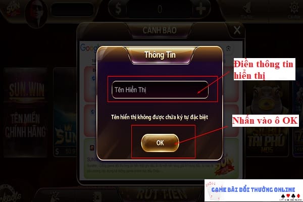 Đăng ký Sunwin gamebaionline247.com