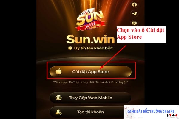 Đăng ký Sunwin iOS gamebaionline247.com1