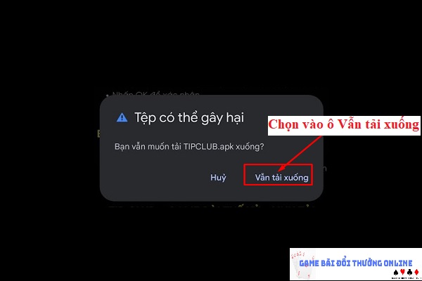 Đăng ký Tip Club trên android gamebaionline247.com1