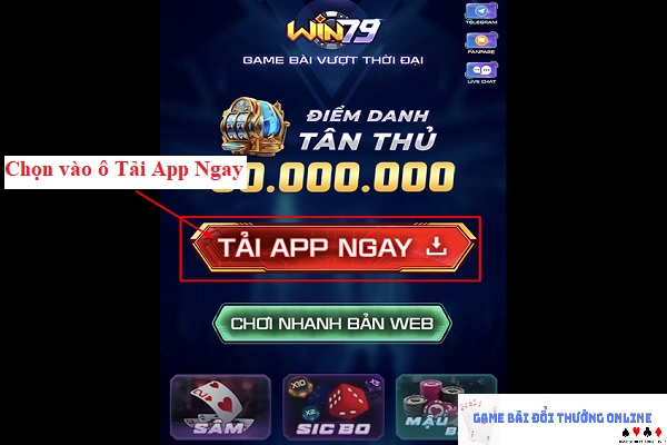 Đăng ký Win79 trên iOS gamebaionline247.com1