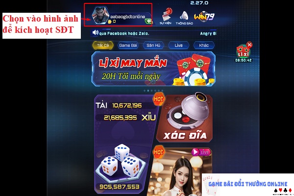 Đăng ký Win79 trên PC gamebaionline247.com5