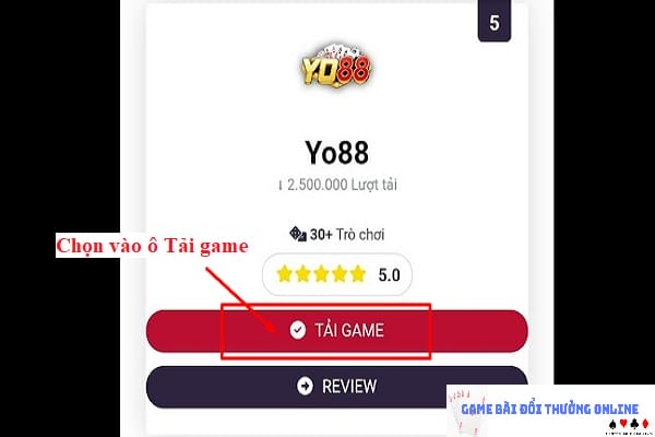 Đăng ký Yo88 Android gamebaionline247.com