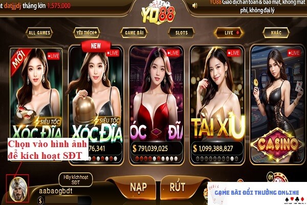 Đăng ký Yo88 gamebaionline247.com