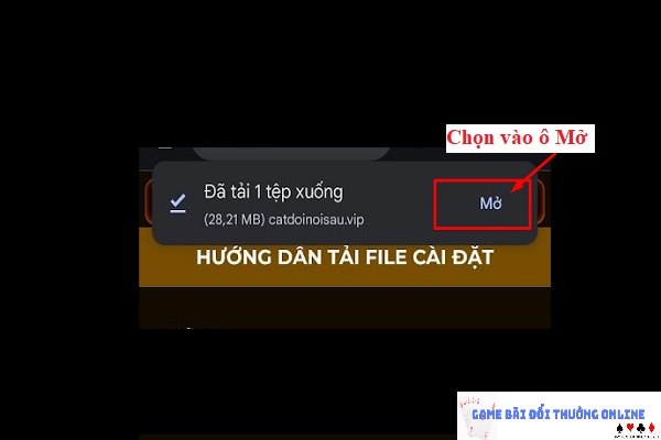Đăng ký Zowin trên android gamebaionline247.com2