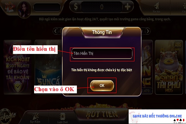 Đăng ký Zowin trên PC gamebaionline247.com1