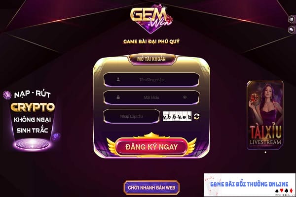 Game bài Gemwin gamebaionline247.com
