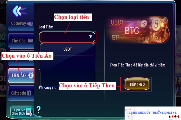 Hướng dẫn nạp xu 789Club5