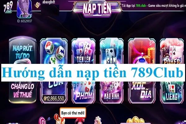 Hướng dẫn nạp xu 789Club7