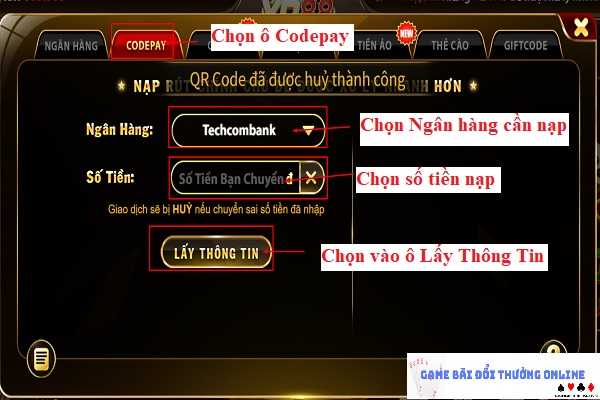 hướng dẫn nạp điểm vào tài khoản YO883