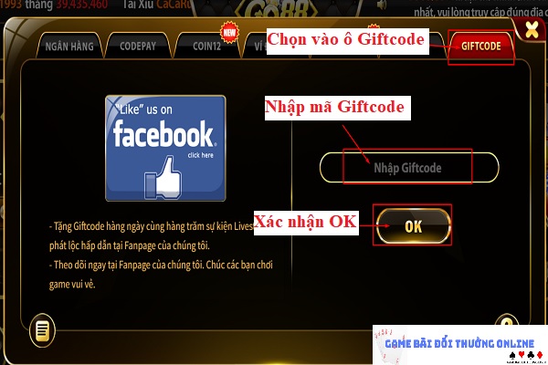 Hướng dẫn thêm điểm Go88 8