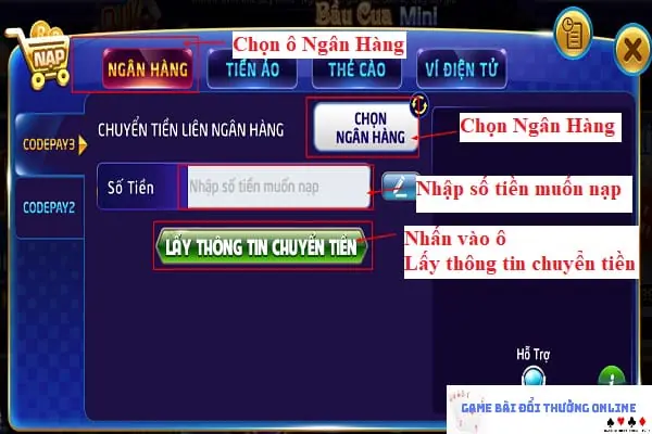 Nạp tiền Rikvip gamebaidoithuongonline.live2