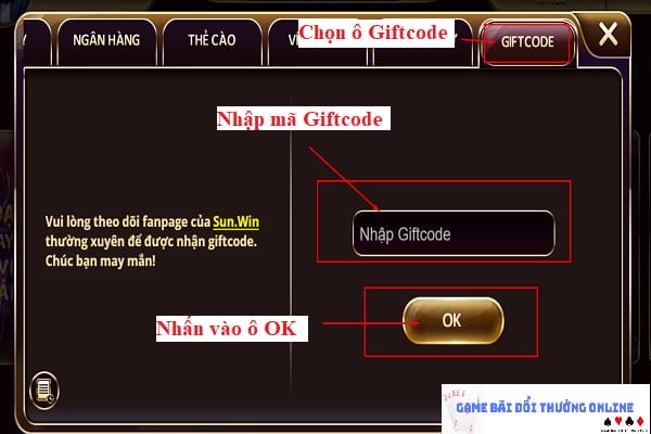 Thêm xu vào tài khoản Sunwin gamebaionline
