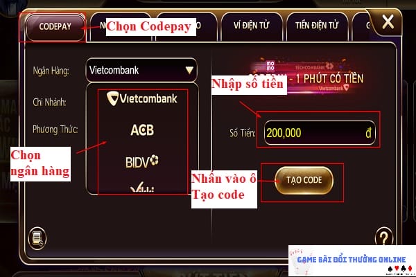 Thêm xu vào tài khoản Sunwin gamebaionline