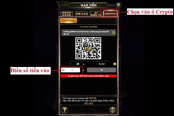 Nạp tiền Tip Club gamebaionline247.com5