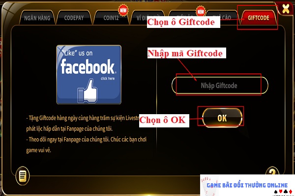 Nạp tiền Top88 trên PC gamebaionline247.com8