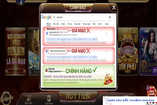 Sunwin lừa đảo không cho rút tiền