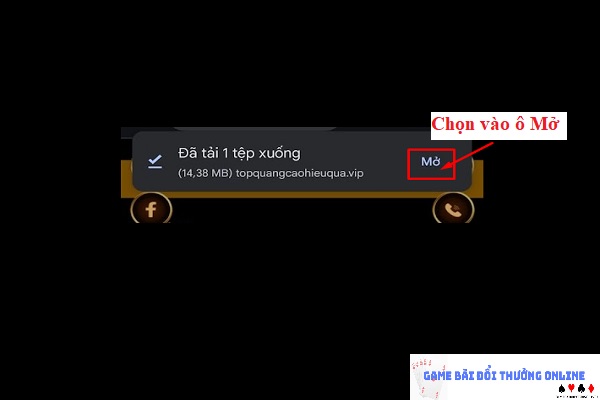 Đăng ký Hit Club trên android gamebaionline247.com2