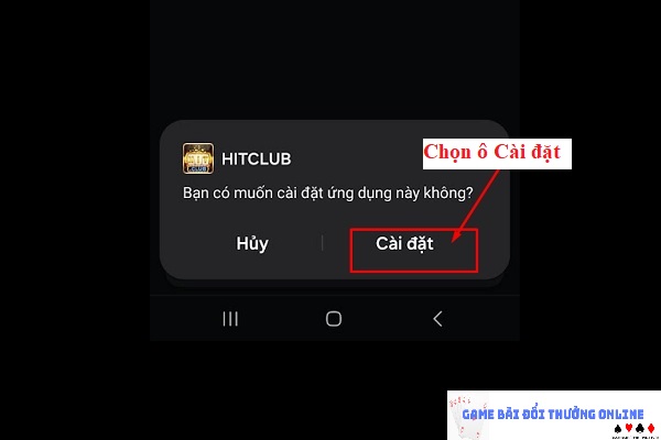 Đăng ký Hit Club trên android gamebaionline247.com3