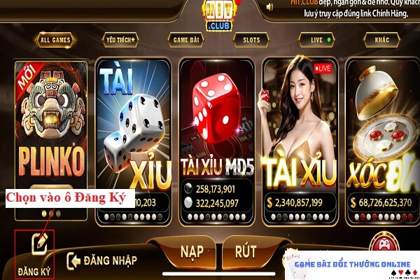 Đăng ký Hit Club trên iOS gamebaionline247.com3