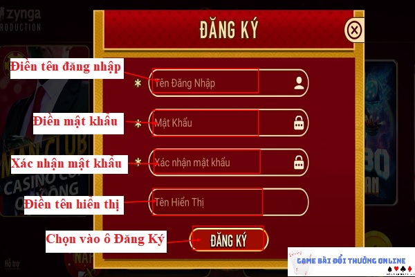 Đăng ký ManClub trên android gamebaionline247.com7