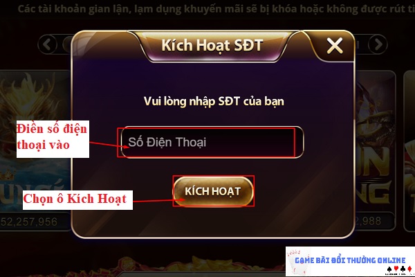 Đăng ký NhatVip trên PC gamebaionline247.com4