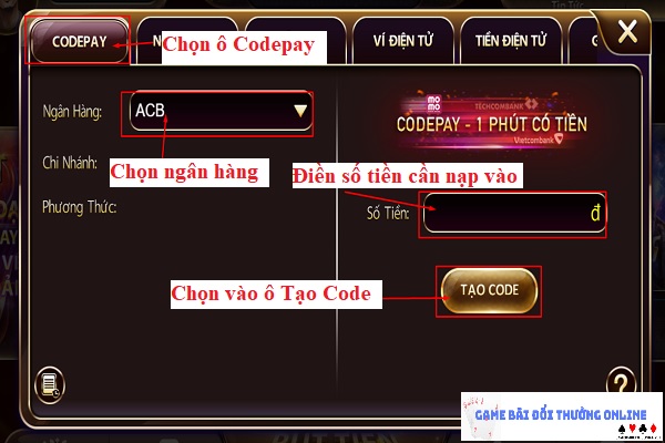 Thêm điểm NhatVip trên PC gamebaionline247.com2