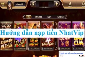 Nạp tiền NhatVip trên PC gamebaidoithuongonline.live8