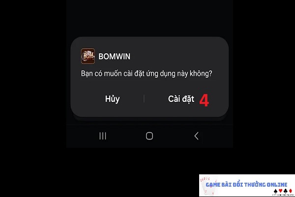 Đăng ký BomWin android gamebaidoithuongonline3