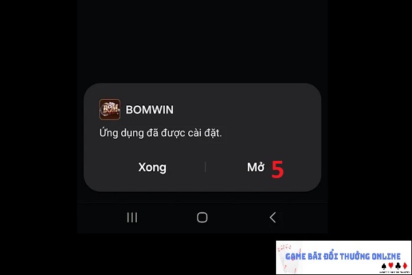 Đăng ký BomWin android gamebaidoithuongonline4